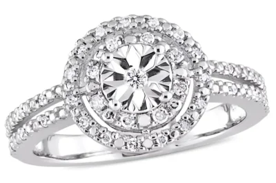 Double Halo Ring