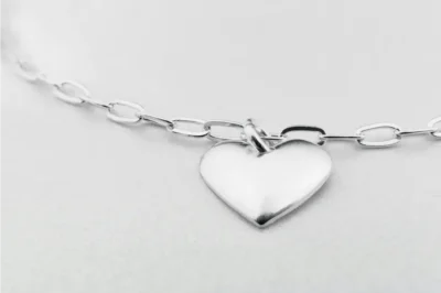 Heart silver jewelry