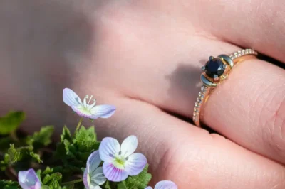 Black diamond ring