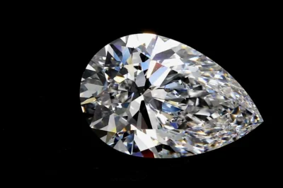 Lab-Created Pear Diamond