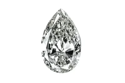 Synthetic Pear Diamond